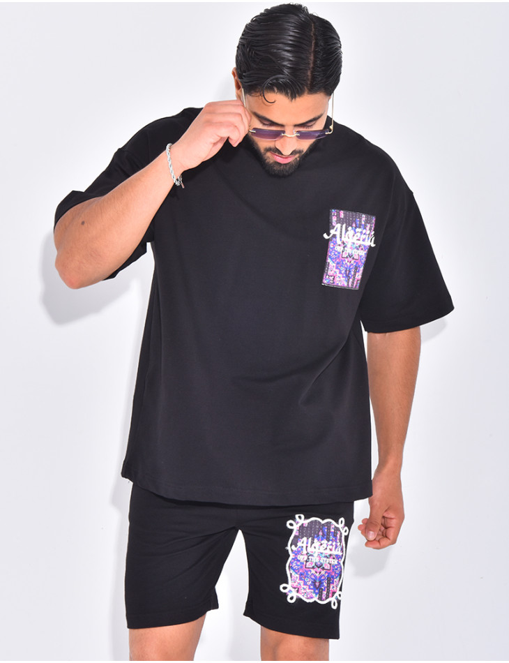 Ensemble short et t-shirt "Algéria"