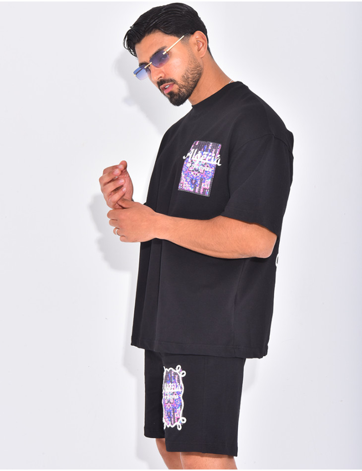 Ensemble short et t-shirt "Algéria"