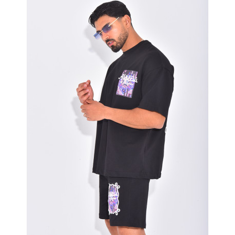 Ensemble short et t-shirt "Algéria"