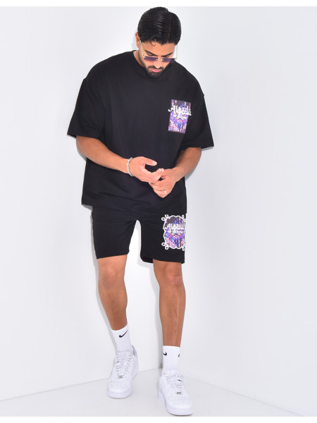 Ensemble short et t-shirt "Algéria"