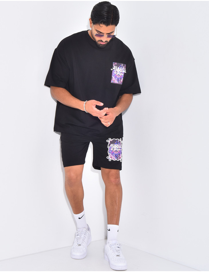 Ensemble short et t-shirt "Algéria"