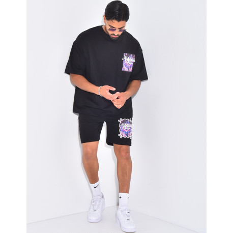 Ensemble short et t-shirt "Algéria"