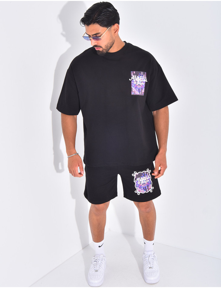 Ensemble short et t-shirt "Algéria"