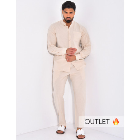 Ensemble en lin pantalon et chemise