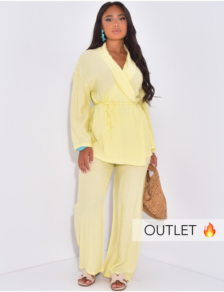 Ensemble kimono et pantalon