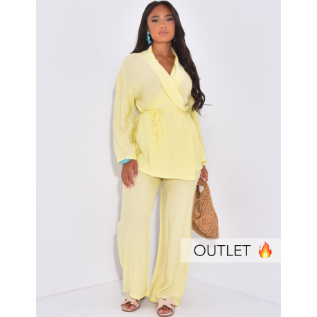 Ensemble kimono et pantalon