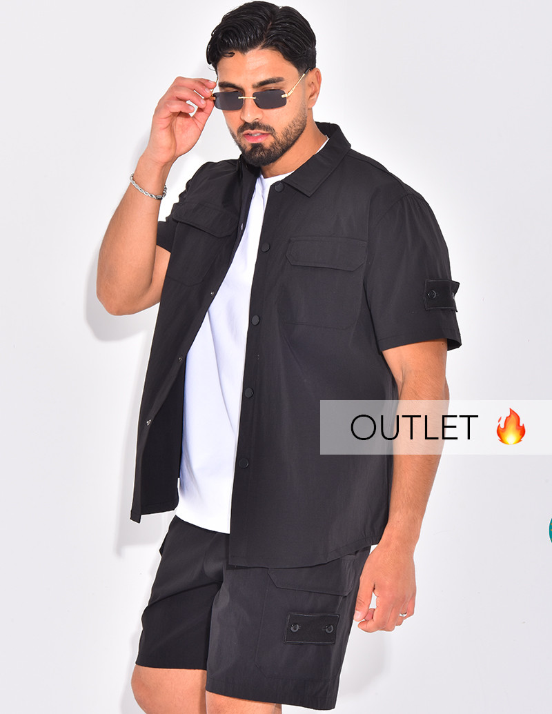 Ensemble short et chemise à...