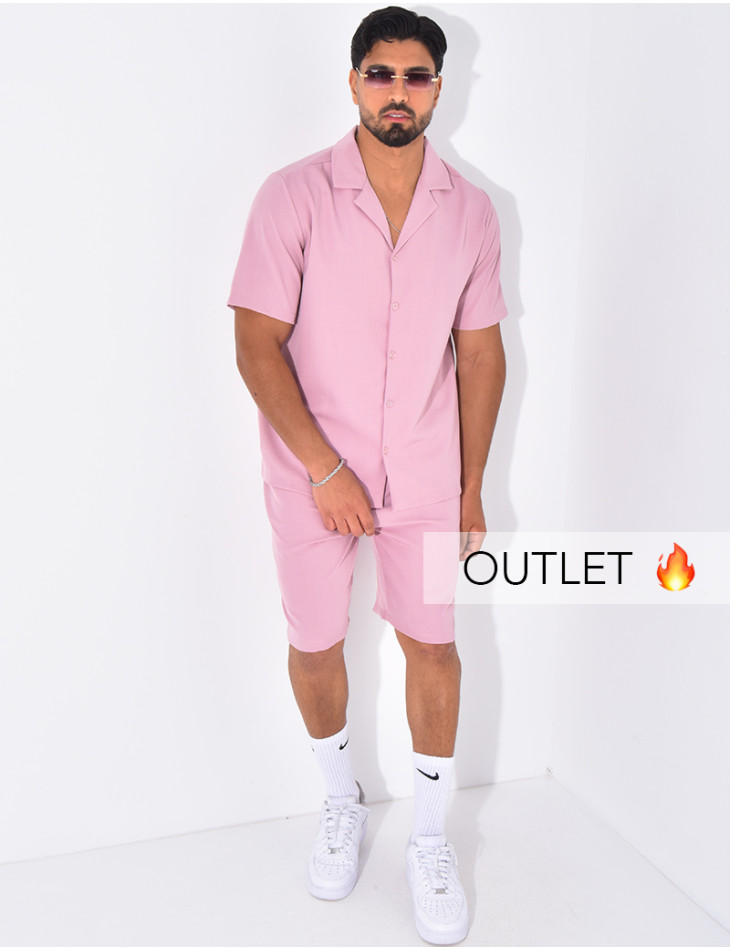 Ensemble uni short et chemise