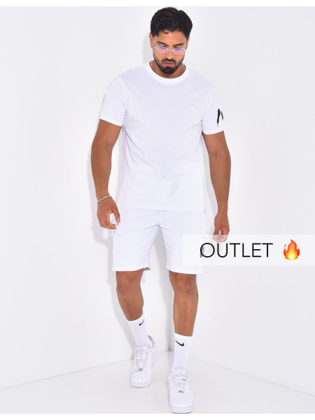 Ensemble uni short et t-shirt