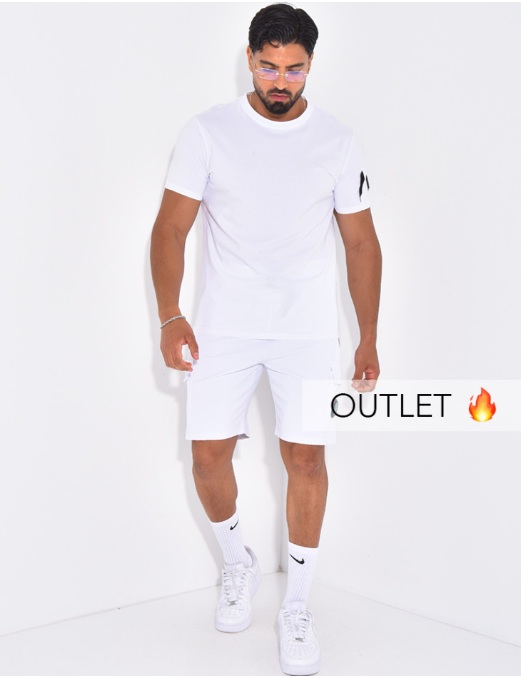 Ensemble uni short et t-shirt