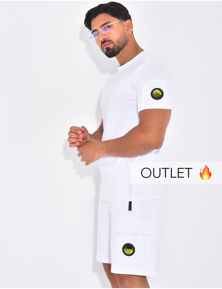 Ensemble uni short et t-shirt