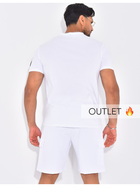 Ensemble uni short et t-shirt