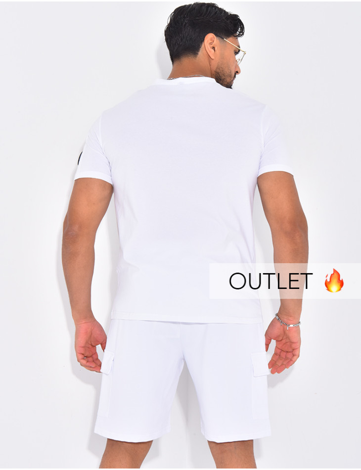 Ensemble uni short et t-shirt