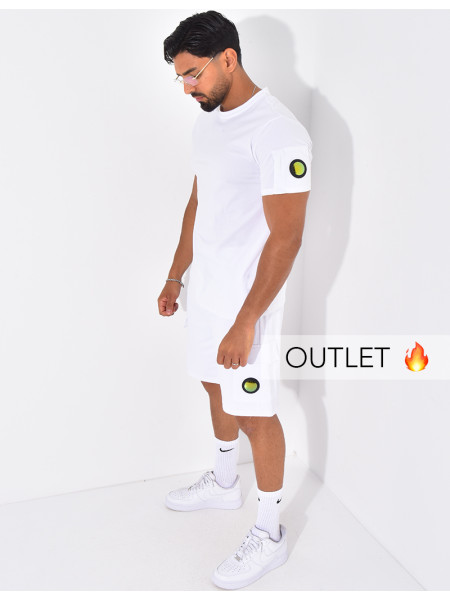 Ensemble uni short et t-shirt