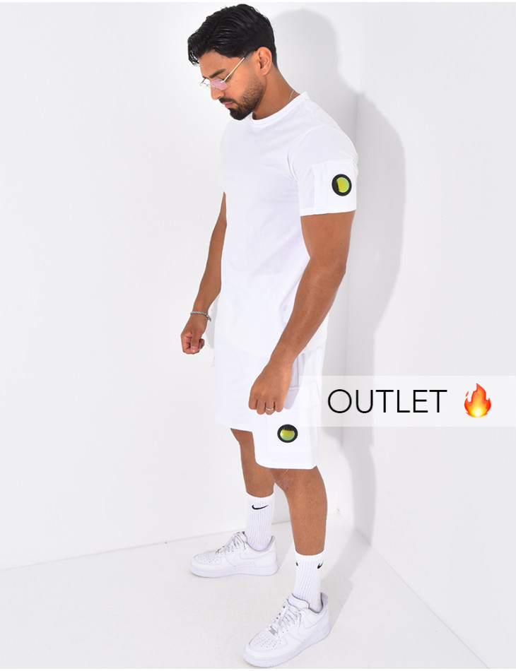 Ensemble uni short et t-shirt