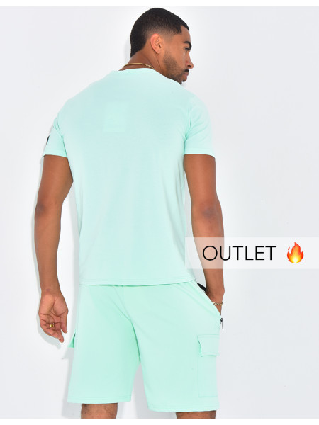 Ensemble uni short et t-shirt
