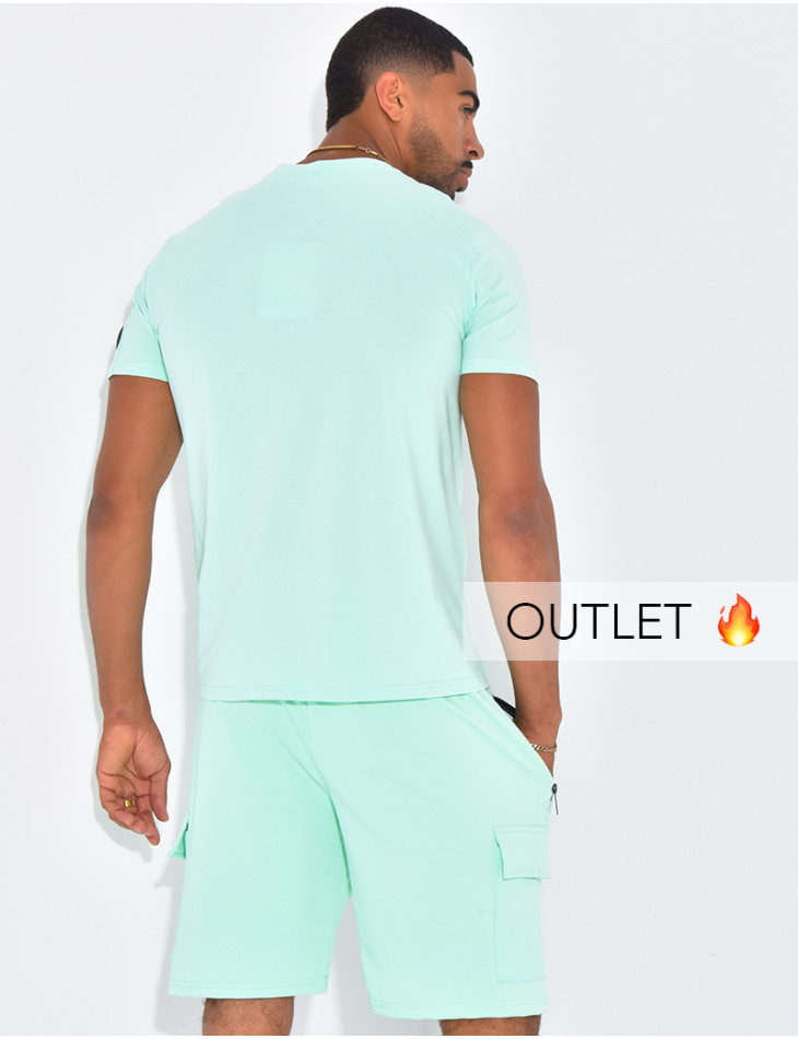 Ensemble uni short et t-shirt