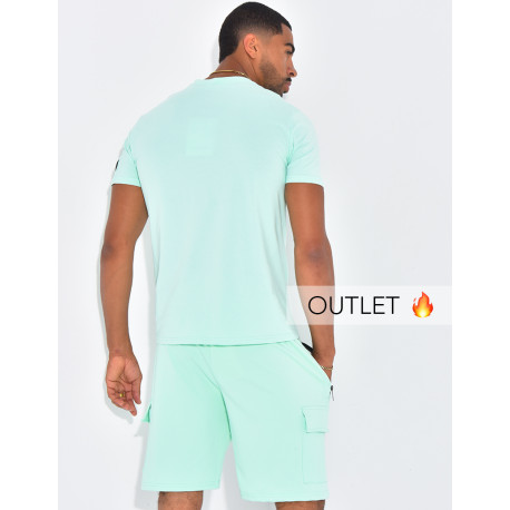 Ensemble uni short et t-shirt