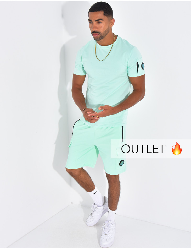 Ensemble uni short et t-shirt