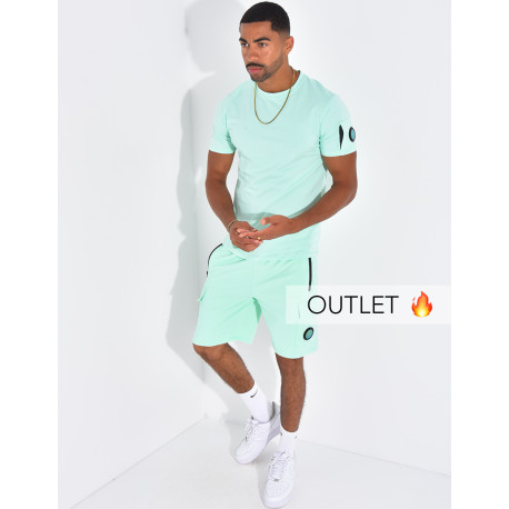 Ensemble uni short et t-shirt
