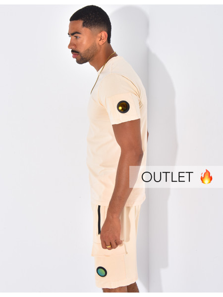 Ensemble uni short et t-shirt