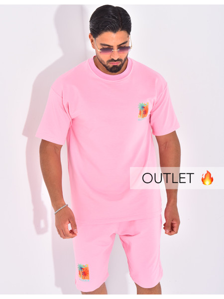 Ensemble short et t-shirt "Algéria"