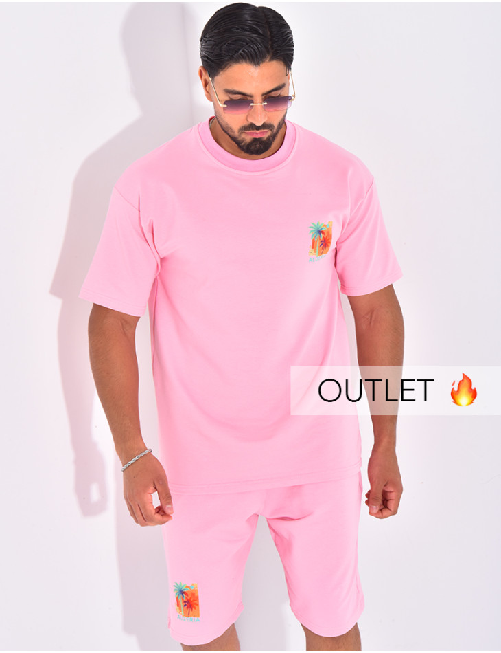 Ensemble short et t-shirt "Algéria"