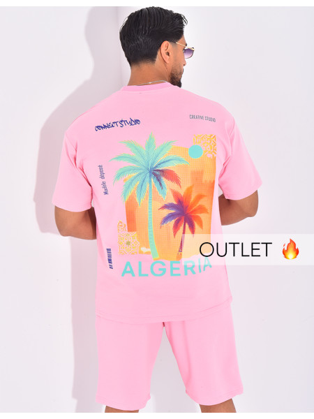 Ensemble short et t-shirt "Algéria"