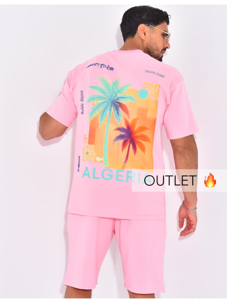 Ensemble short et t-shirt "Algéria"