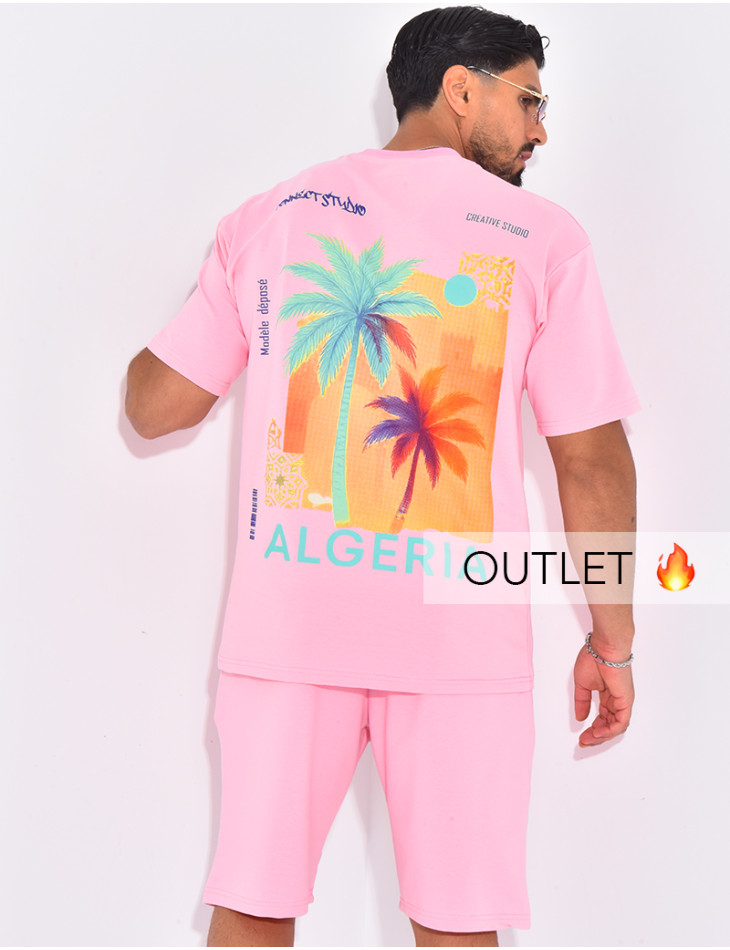 Ensemble short et t-shirt "Algéria"