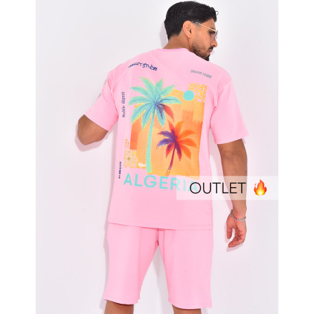 Ensemble short et t-shirt "Algéria"