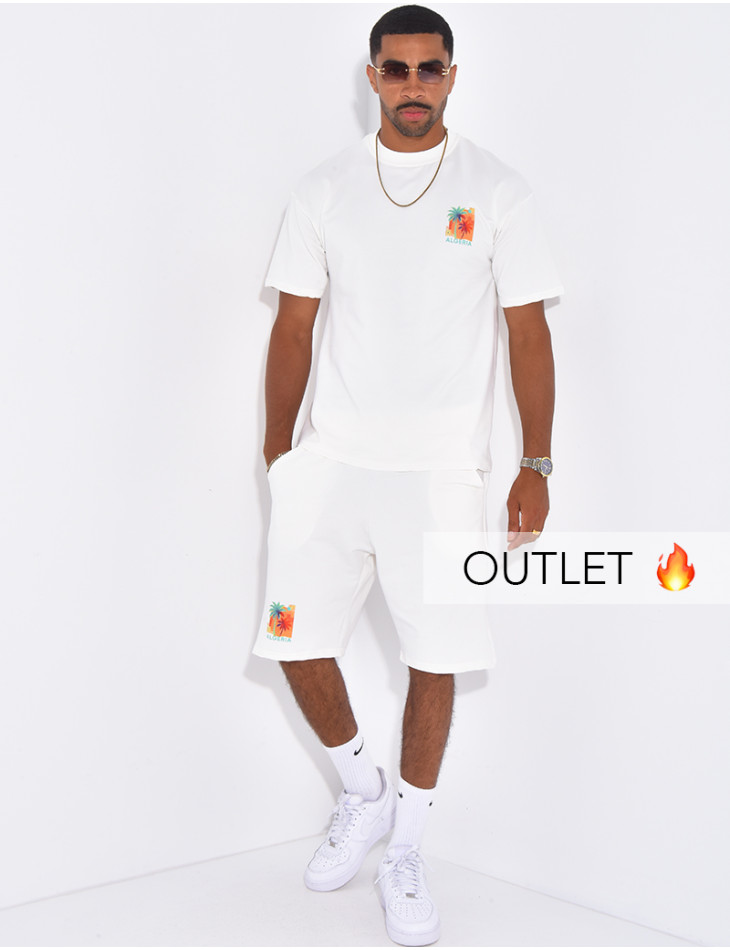 Ensemble short et t-shirt "Algéria"