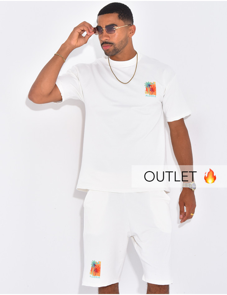 Ensemble short et t-shirt "Algéria"