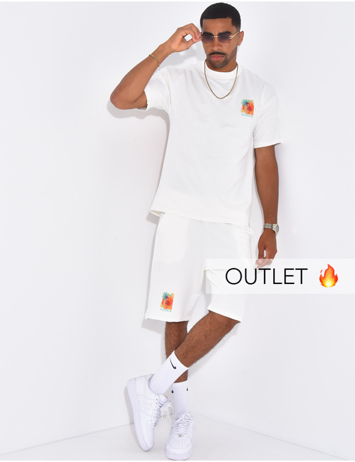 Ensemble short et t-shirt "Algéria"