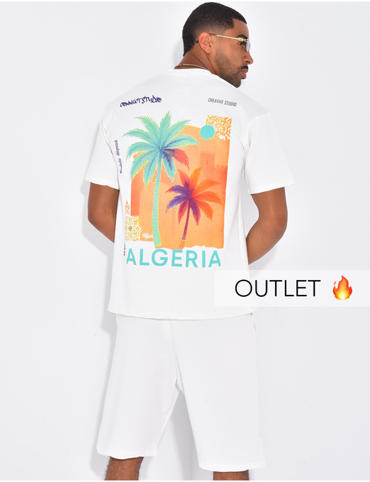 Ensemble short et t-shirt "Algéria"