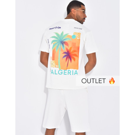 Ensemble short et t-shirt "Algéria"