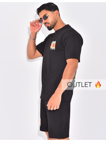 Ensemble short et t-shirt "Algéria"