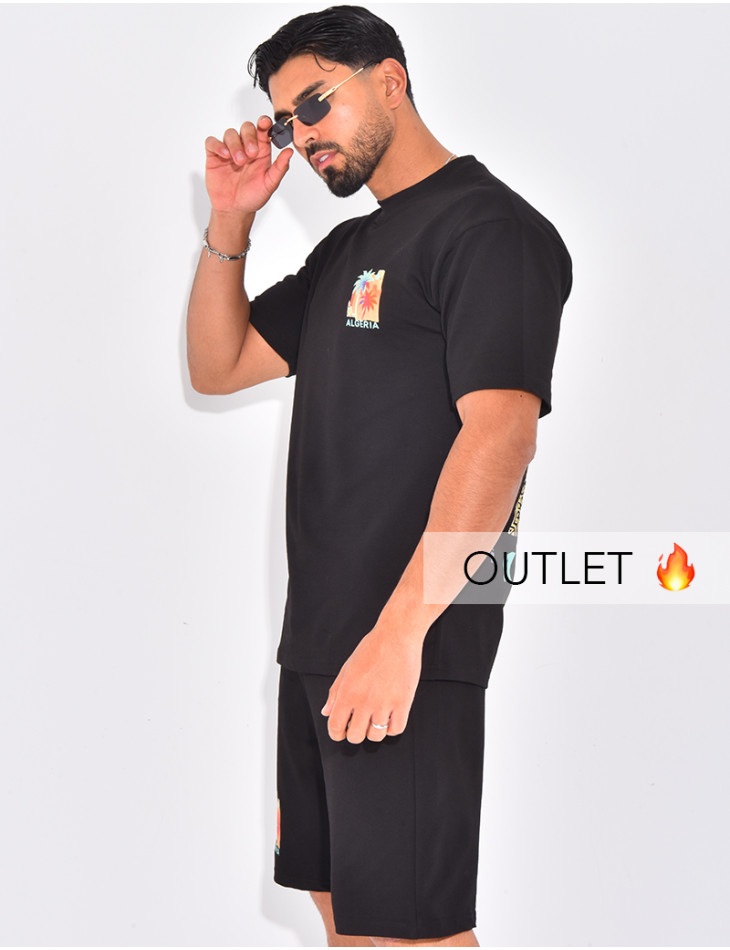 Ensemble short et t-shirt "Algéria"