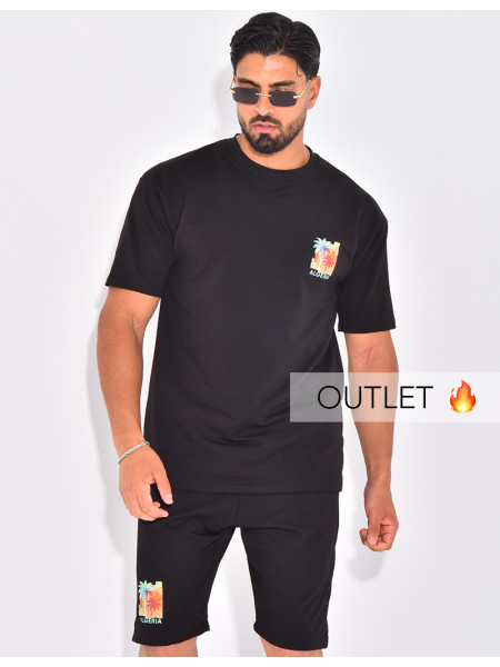 Ensemble short et t-shirt "Algéria"