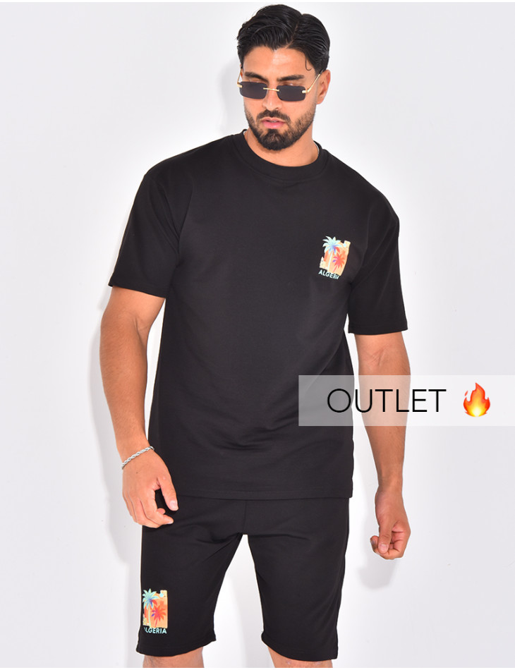 Ensemble short et t-shirt "Algéria"