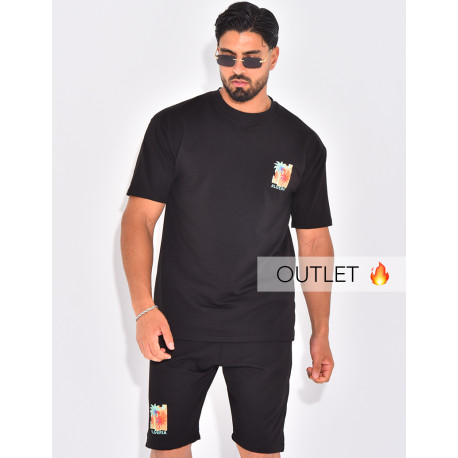 Ensemble short et t-shirt "Algéria"