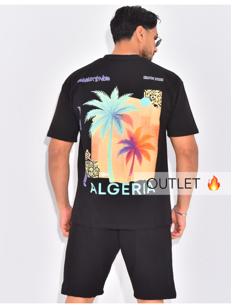 Ensemble short et t-shirt "Algéria"