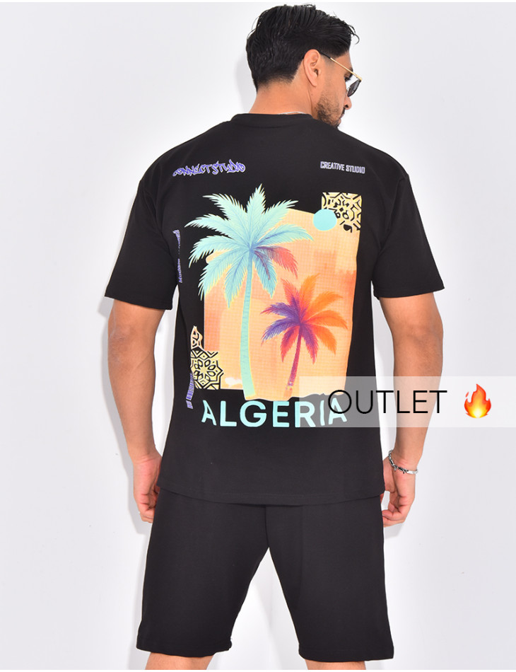 Ensemble short et t-shirt "Algéria"