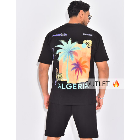 Ensemble short et t-shirt "Algéria"