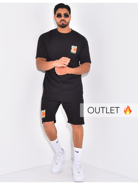 Ensemble short et t-shirt "Algéria"
