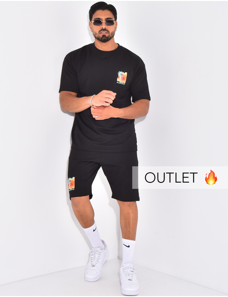 Ensemble short et t-shirt "Algéria"