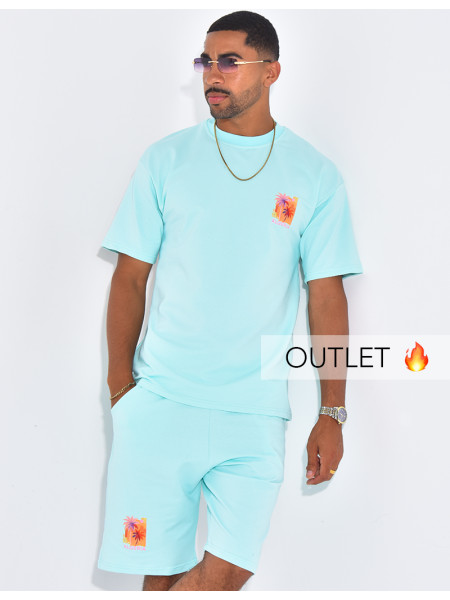 Ensemble short et t-shirt "Algéria"
