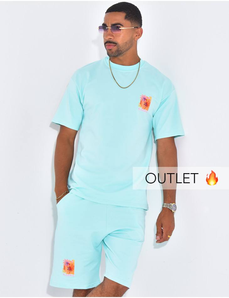 Ensemble short et t-shirt "Algéria"