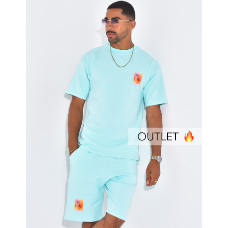 Ensemble short et t-shirt "Algéria"