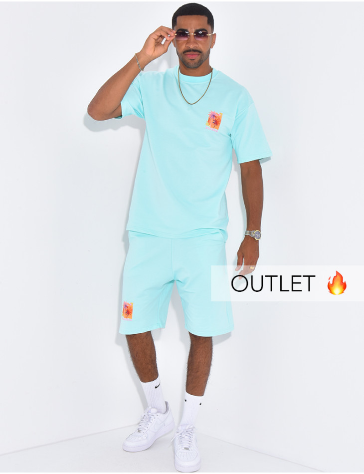 Ensemble short et t-shirt "Algéria"